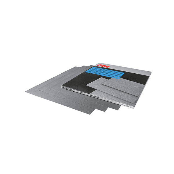 3M 734 Coated Abrasive Sheets Pack - Wet or Dry Paper (25)