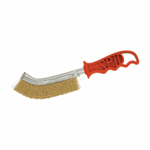 SIT SPID Wire Brush with Brass Plated Steel Wire