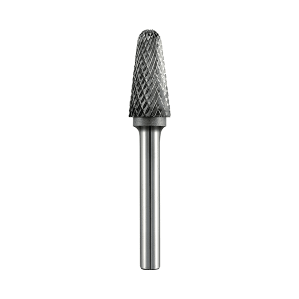 Rotary Carbide Burr 6mm Shank Conical Round Nose