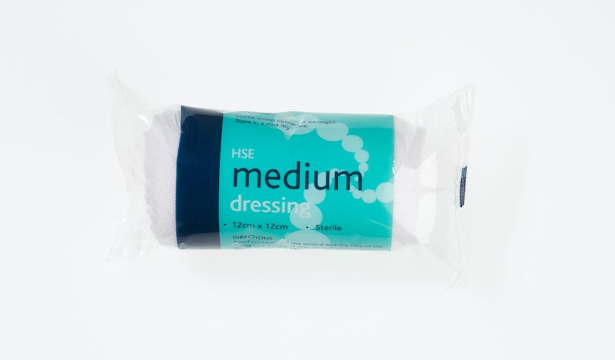 Sterile Dressings Medium 12 x 12cm (Pack of 6)