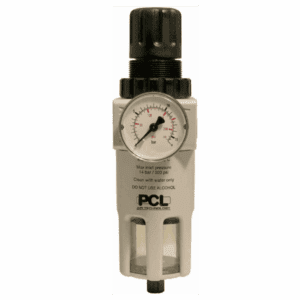 PCL Air Filter Regulator with Gauge