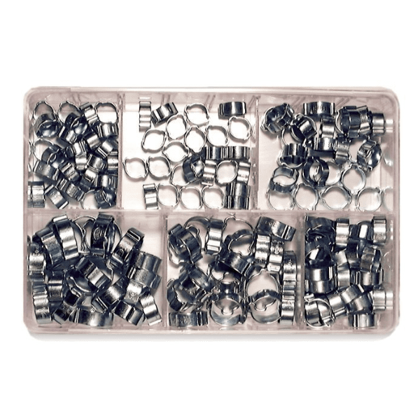 Assorted O-Clips - 140 pc- 8-20mm