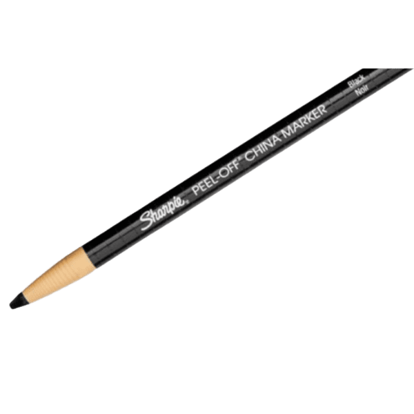 Sharpie Peel-off Chinagraph Marker Pencil - White (12/pk)