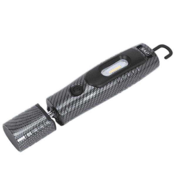 LED Rechargeable Inspection Light Carbon Fibre Effect