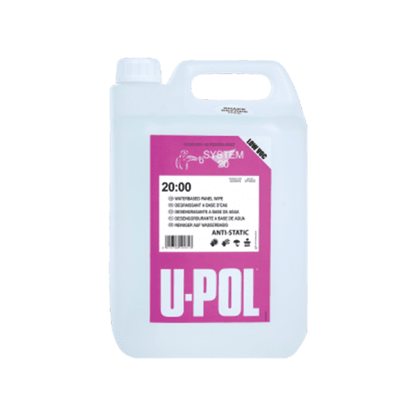 U-Pol Water Based Panel Wipe & Degreaser - 5L
