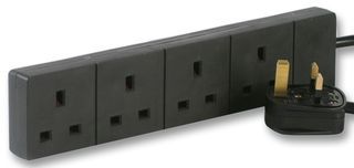 Extension Cable 10m 4-gang