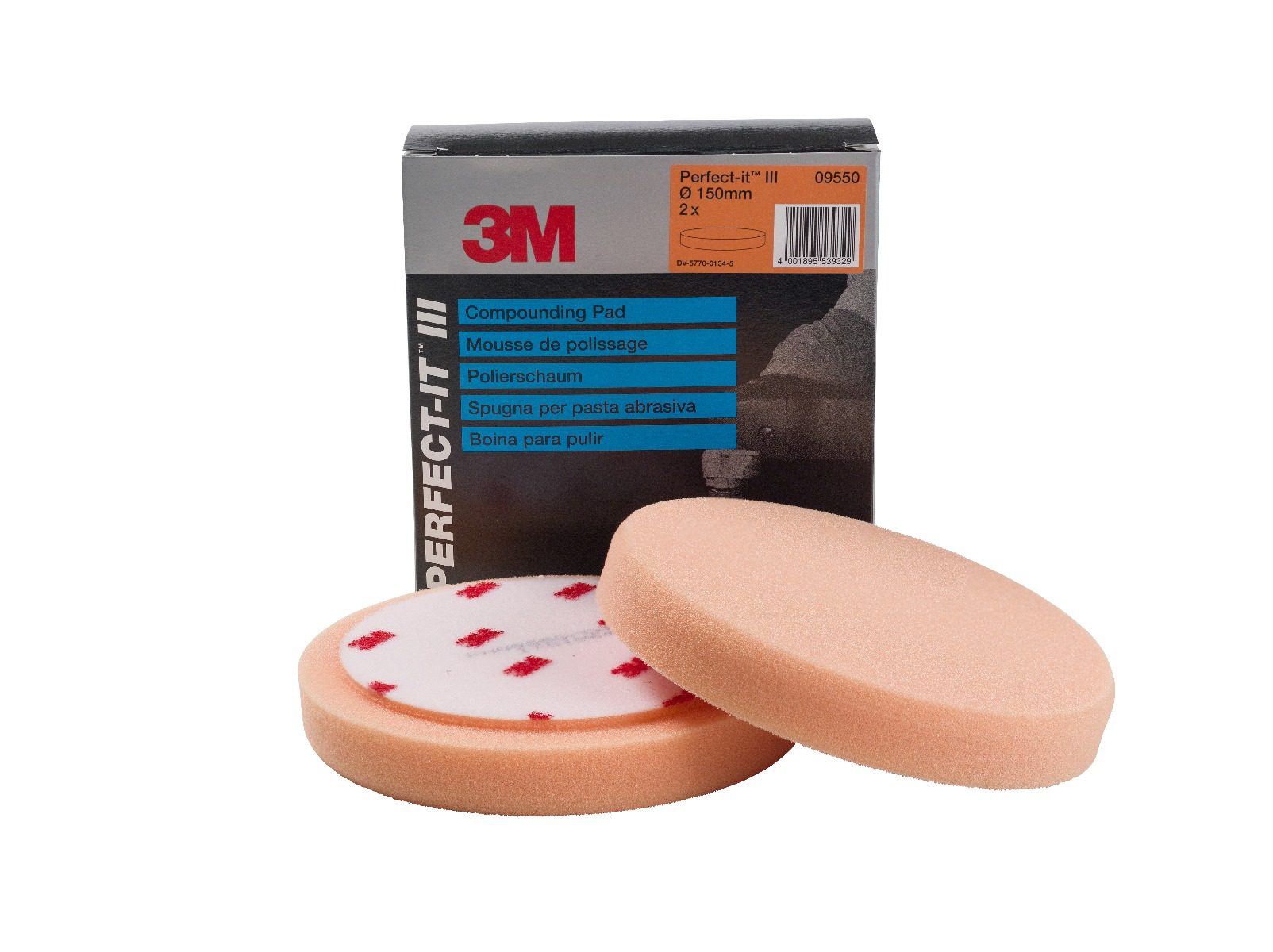3M Orange Compounding Pad 150mm (2)