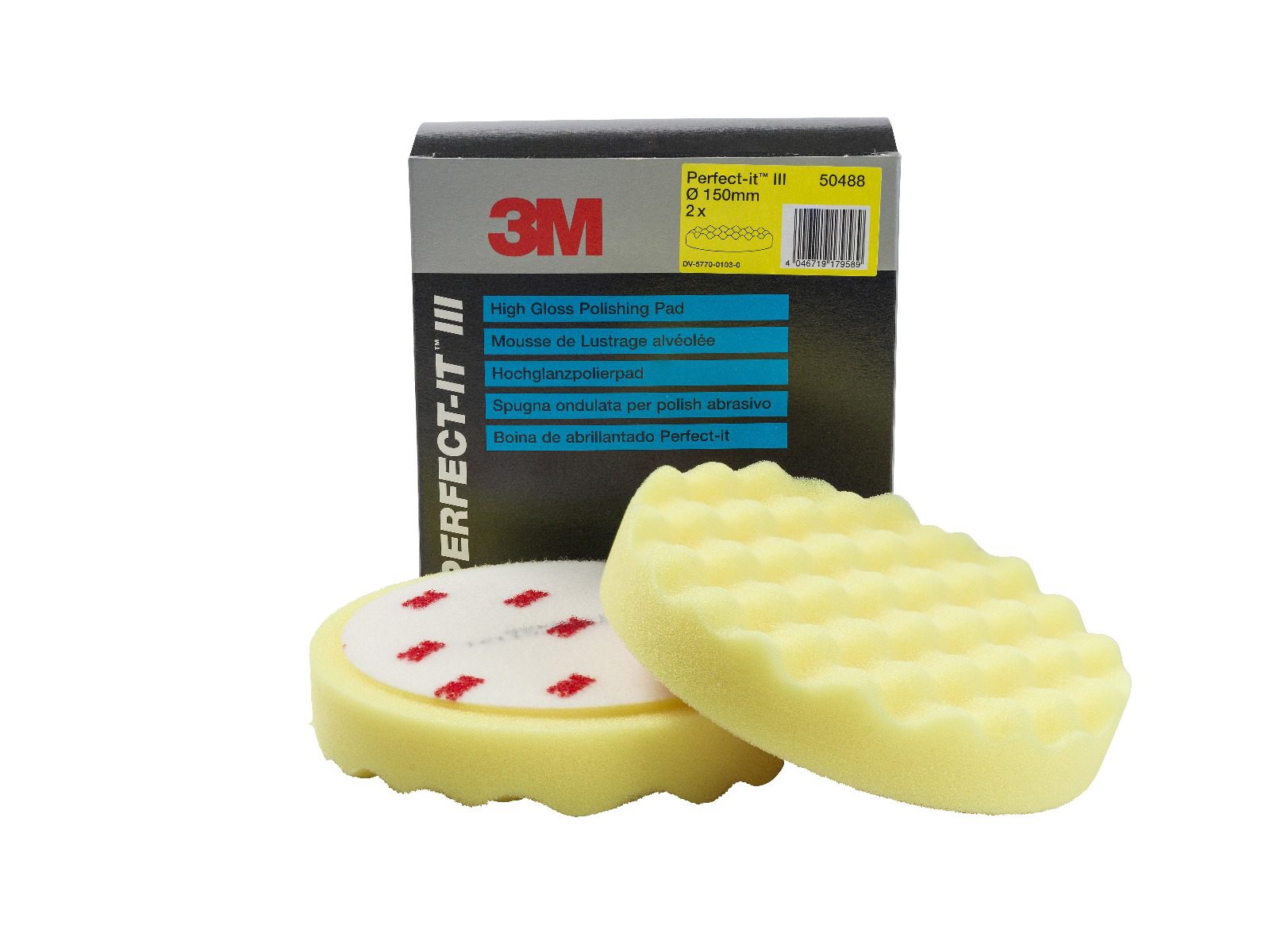 3M Perfect-it III Polishing Pad Yellow 150mm (2)