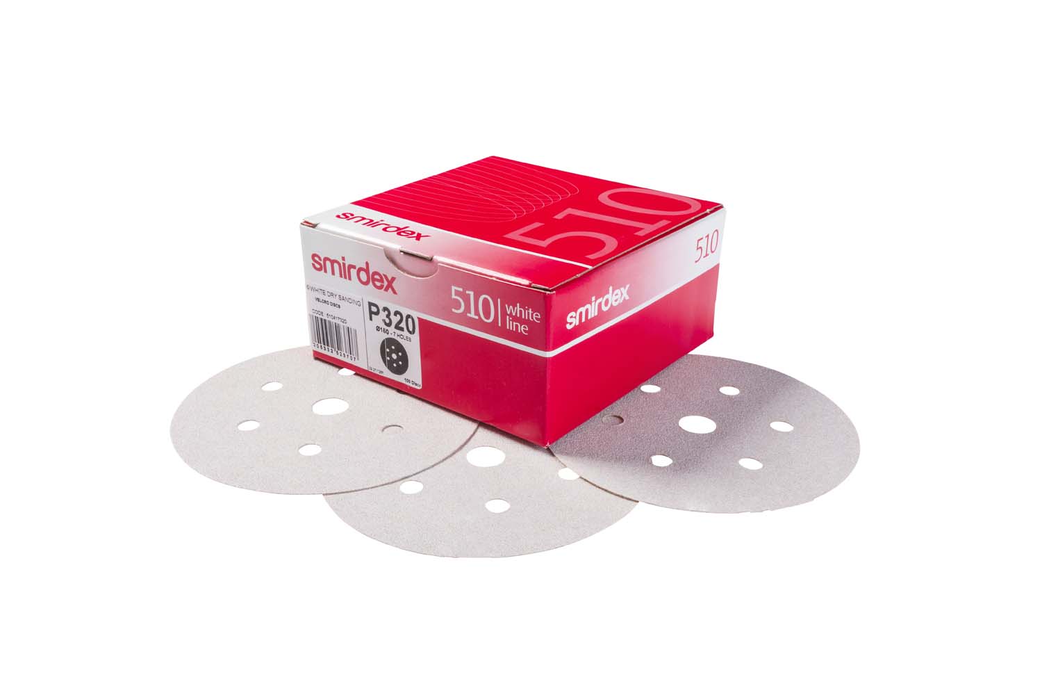 Smirdex Velcro Sanding Discs 7-Hole 150mm