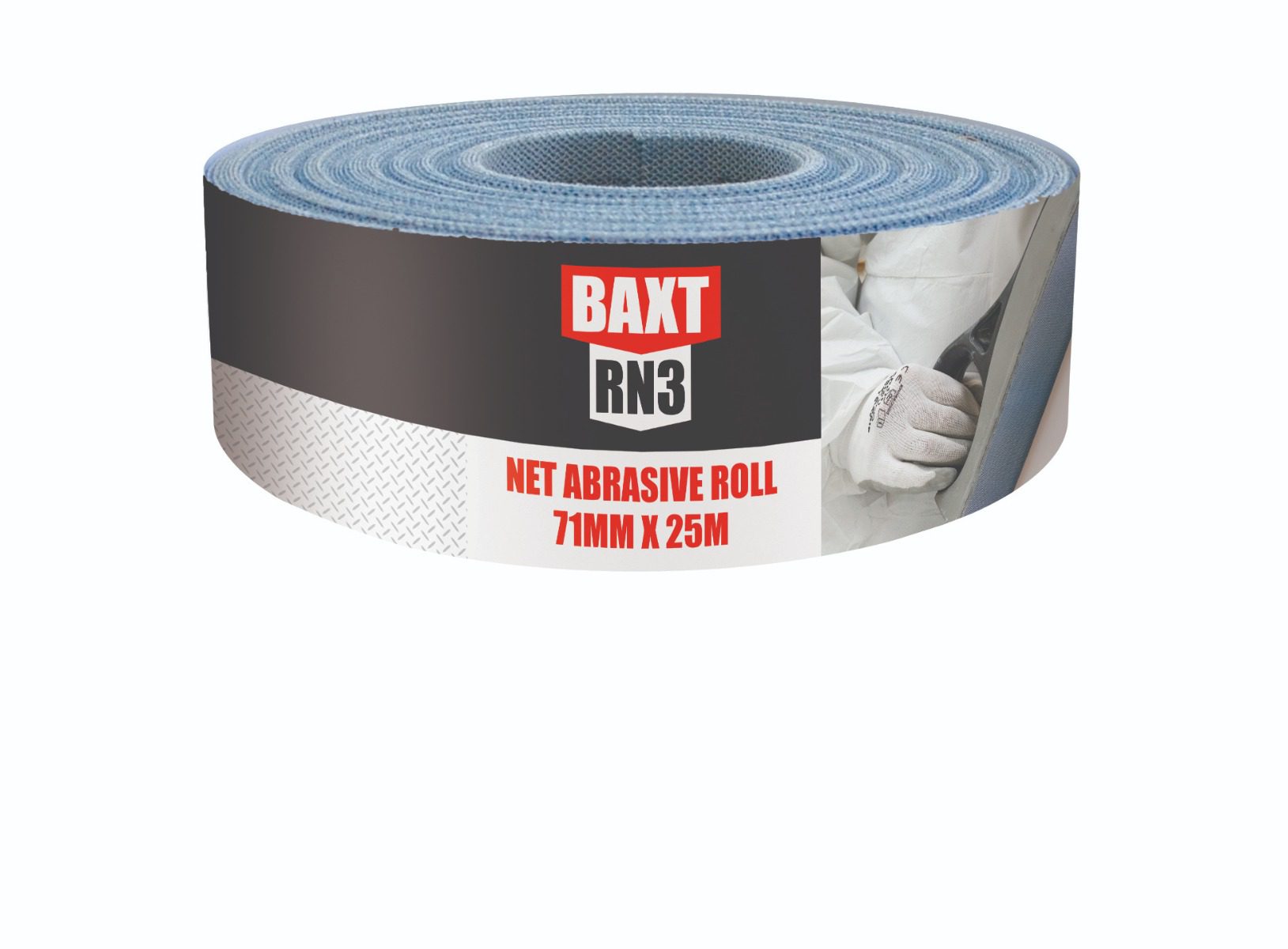 BAXT RN3 Net Abrasive Roll 71mm x 25m