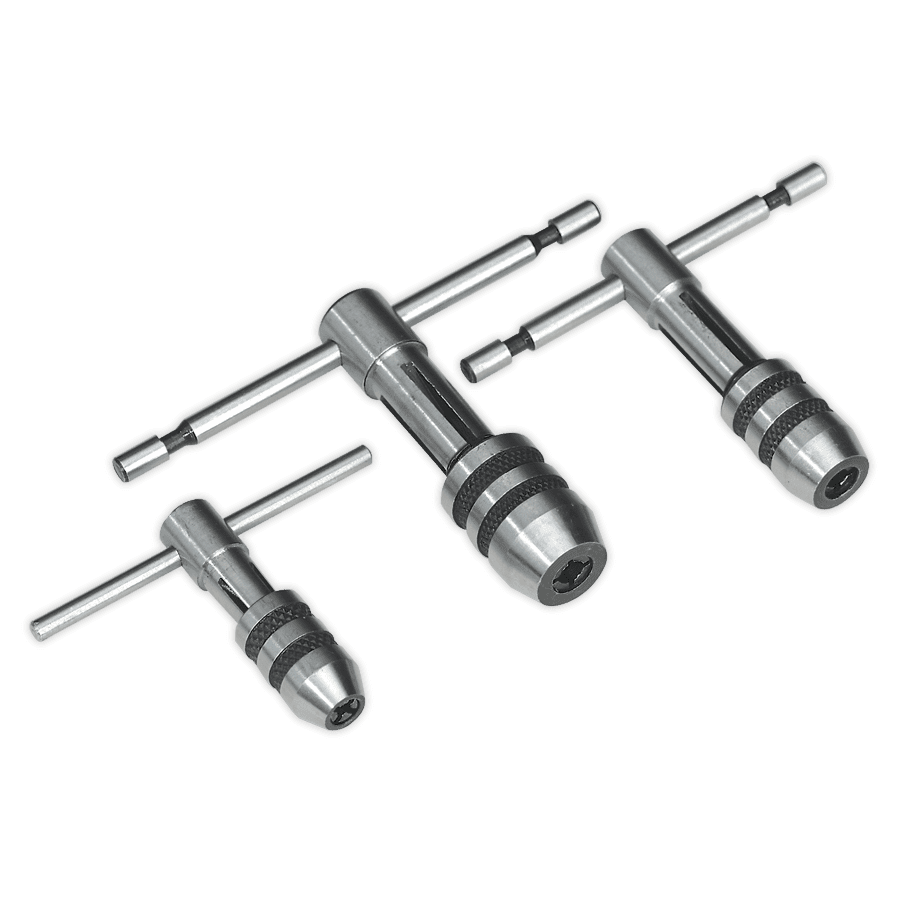 3 Piece T-Handle Tap Wrench Set