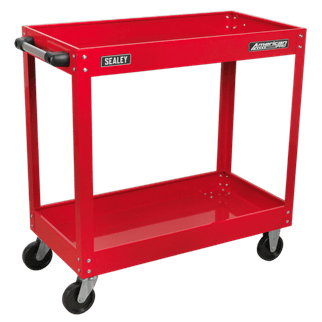 2 Level Workshop Trolley Heavy Duty