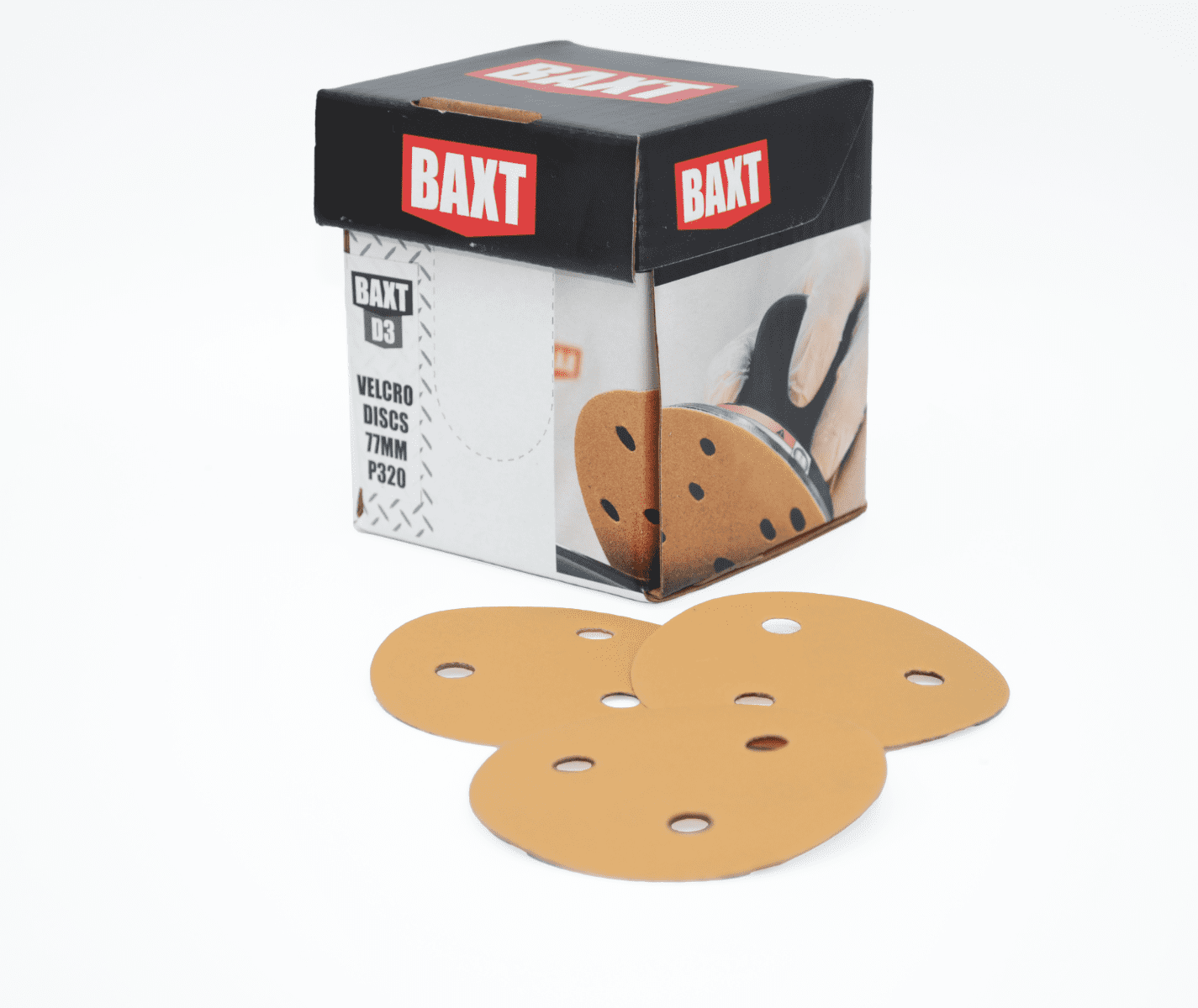 BAXT D3 75mm Velcro Discs (100)